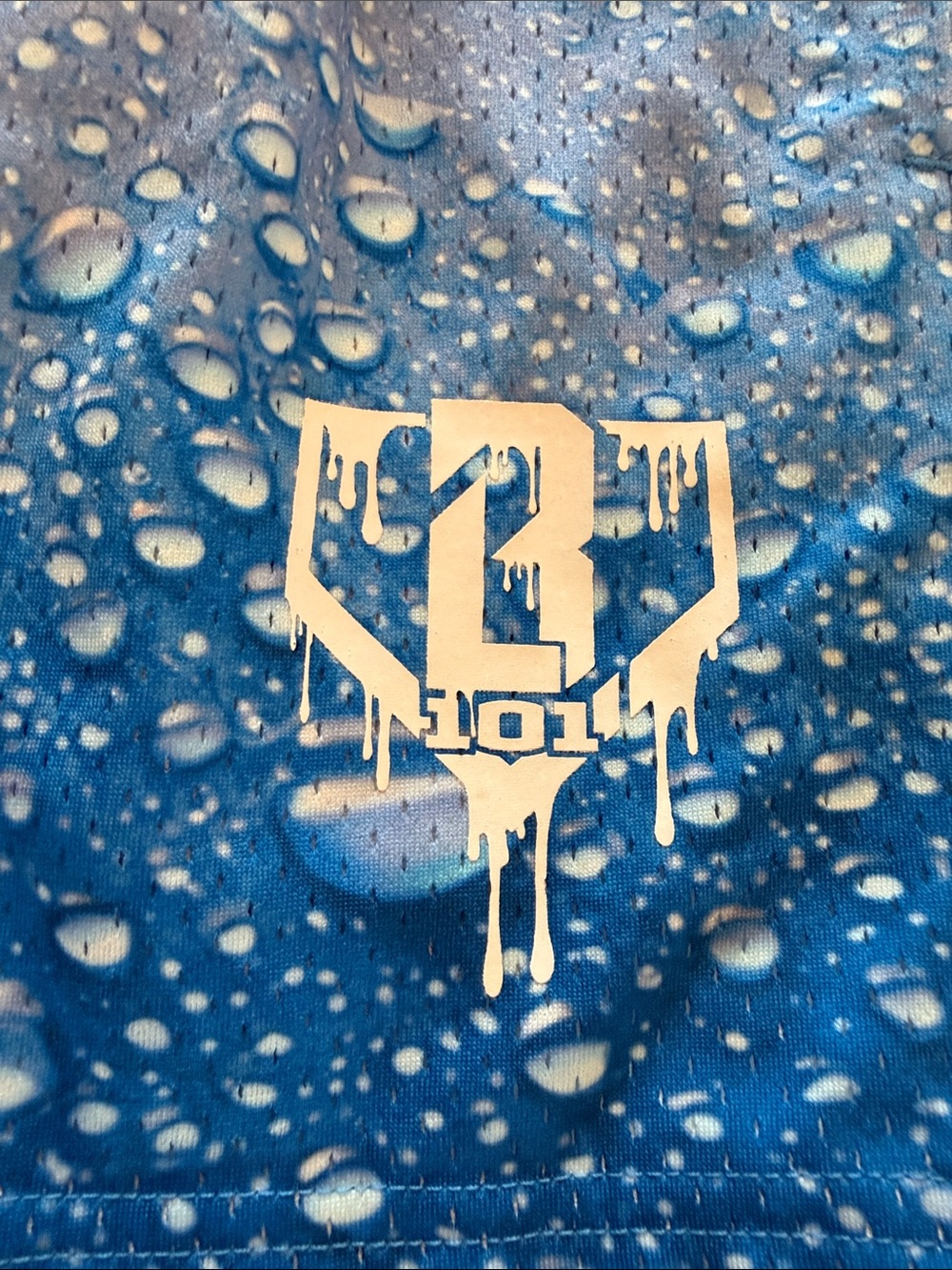 BASEBALL LIFESTYLE 101 RAIN DELAY MESH SHORTS DROPLET NWOT - Picture 8 of 9